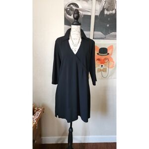 Vintage 90's Euro V-Neck Tunic Women's 8